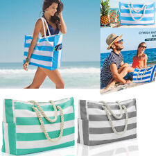 Extra Large Beach Bag for Women with Zipper Waterproof Beach Tote Bags with Zip~