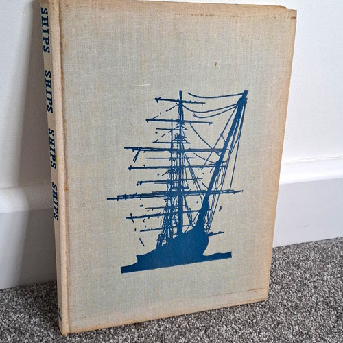 Ships hardcover book beige - ships,
