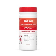 Alcohol Wipes 70% IPA Polypropylene 200 Wipes Per Tub
