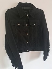Barneys Originals Black Suede