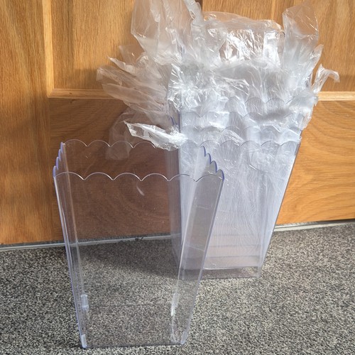 Clear plastic treat boxes - clear,