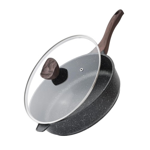 Nonstick deep frying pan - deep,
