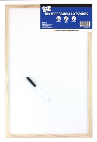 Wooden frame corkboard - wooden, pin