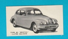 MOTOR  CAR  -  CARD  NO.  32  -  BRISTOL  2  LITRE  - KELLOGGS - 1949