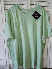 NWT Ava & Viv Womens Mint