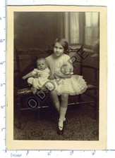 PHOTO YOUNG GIRL BABY ANTIQUE