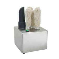 Commercial 5-Brush Glass Dryer and Polisher