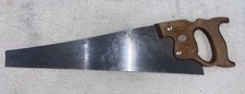 Vintage Collectible Disston USA 20” Panel Handsaw