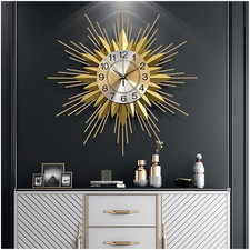 Sunburst Wall Clocks, Large 3D