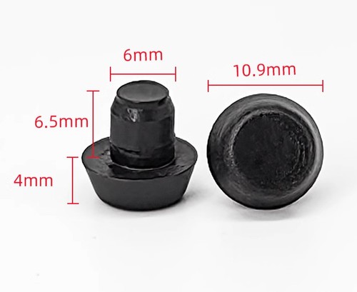 5mm 12mm snap hole - plug, end