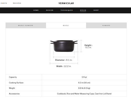 Vermicular musui cast iron - cast,