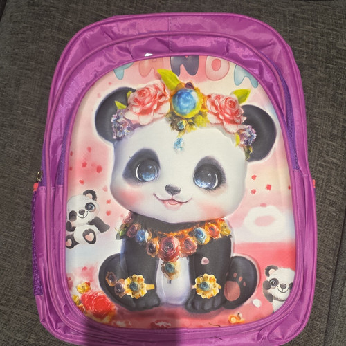 Unisex kids small purple - small, panda