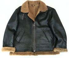 SUPERB AVIATOR FLYING SHEEPSKIN LEATHER JACKET - XXXL - TYPE B-3 BOMBER - VGC 