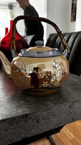 Japanese vintage teapot with - vintage,