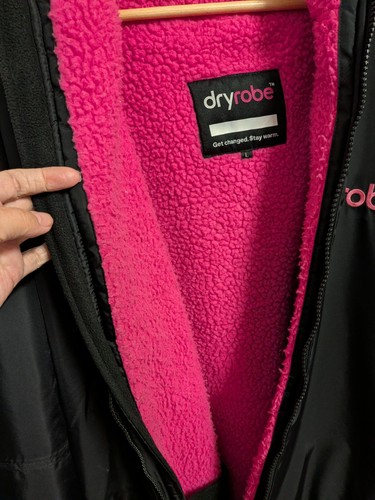 Dryrobe model black pink - dryrobe,
