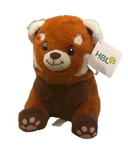 Hbl red panda plush - red,