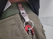 Victorinox Belt Hanging Multiclip Silver 4.1858-X1 Steel tool pocket keyring key