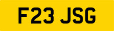 RARE OLD NEAT PRIVATE CAR REG
