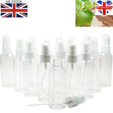 30/50/200ml Plastic Transparent Spray Bottle Refillable Small Travel Mist Empty
