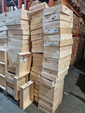 BARGAIN WOODEN WINE BOXES X 10