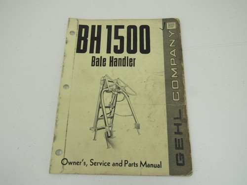 Gehl b1500 bale - gehl,