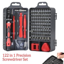 122 in 1 Magnetic Precision Screwdriver Set Computer Pc Phone Repair Tool Kit UK