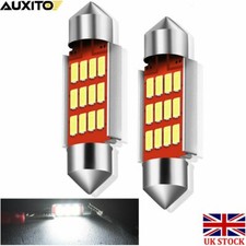 2x AUXITO C5W Car Led Festoon Bulbs 239 272 Interior Number Plate Canbus Pair UK