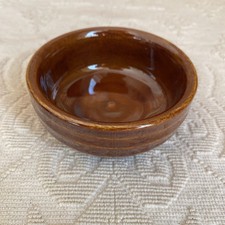 Hall China Pottery  3.5 inches. BROWN USA 