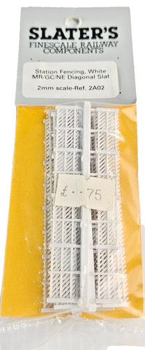 Slaters 2a02 2mm scale white - 2mm,