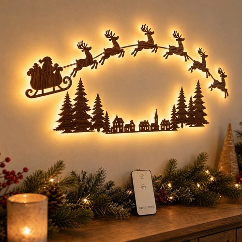 7pcs light sleigh - sleigh, &