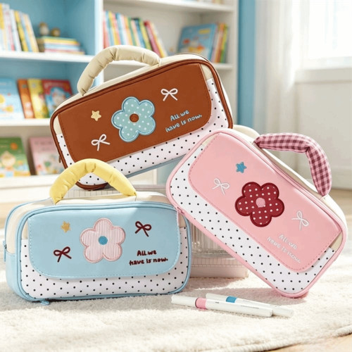 Multi pocket pencil case large - pocket,