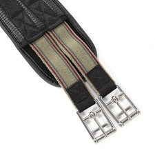 English Chafeless Girth Stainless Steel Buckle Anti Slip Curved Girth For FKLN