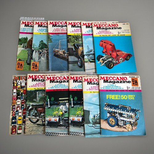 Meccano magazines 1970 - meccano,