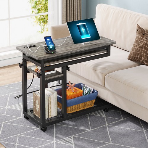 Small portable desk with power - small,