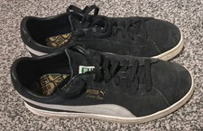 PUMA Men's Black Suede Trainers Size 9 Great Condition