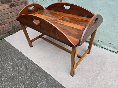 Large yew wood - yew, tray
