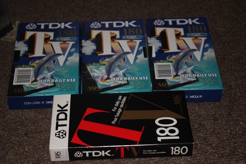 Tdk e180 blank tapes - x,