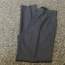 Mens Taylor & wright Navy Smart trousers 32r slim