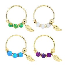 9K Carat Yellow Gold Nose Ring