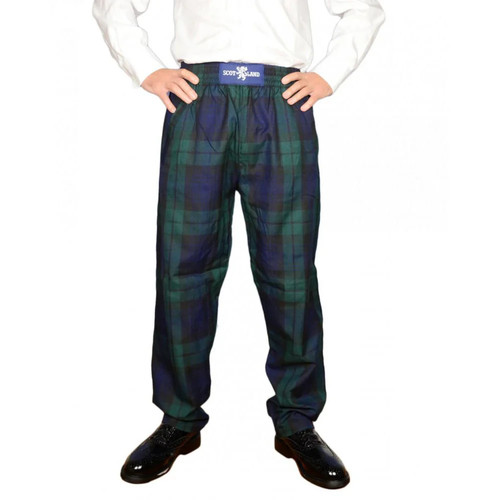 Mens tartan trousers lounge - mens,