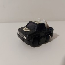 Vintage Toyota Hilux 4x4 Black Pick-Up Truck Hong Kong 1980s Multi Direction Toy