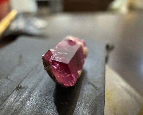 Terminated natural red beryl - natural,