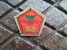 WW2 West Lancashire District Original Formation Sign Cloth Badge
