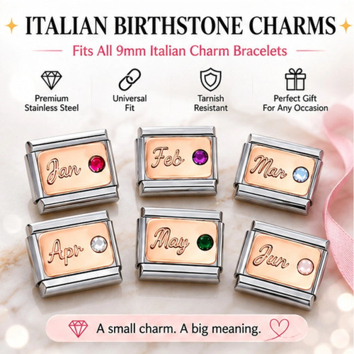 Italian charms bracelet - italian,