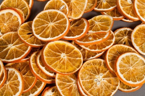Orange slices dried - orange,
