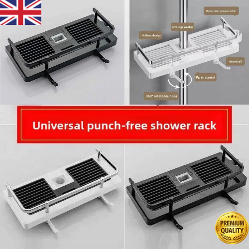 Bathroom shelf shower pole - shelf,