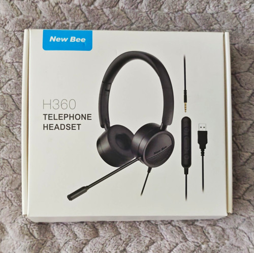 New bee h360 wired headset - h360, usb