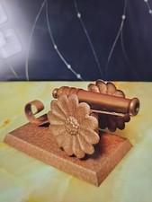 Vintage Brass Model Cannon And