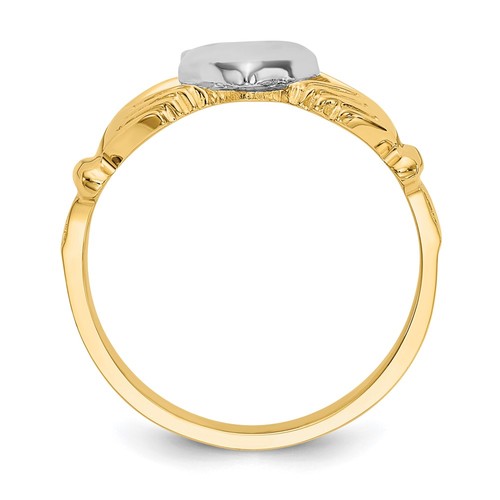 14k two tone gold mens - two-tone,
