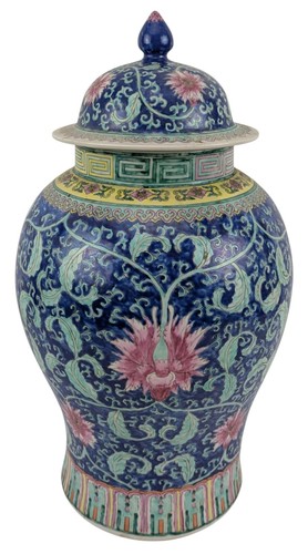Large qing dynasty enameled - a,